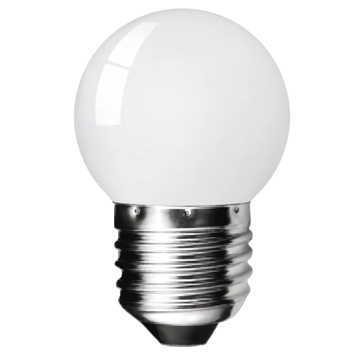 1W White Golf Ball LED Bulb – E27, 4200K Cool White