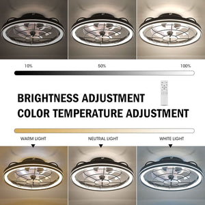 Clint Flush Mount LED Ceiling Fan - Future Light - LED Lights South Africa