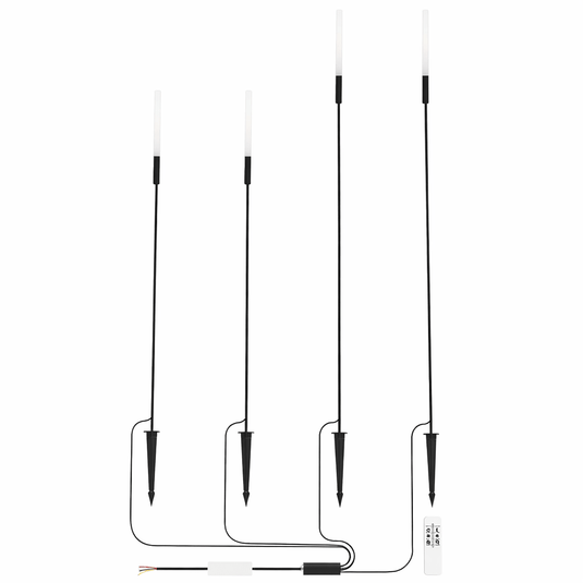 4 Piece Garden CCT Spike Kit with Remote Control