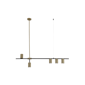 Black & Gold Metal Pendant - PEN460/5 — white background, 1254 × 1254