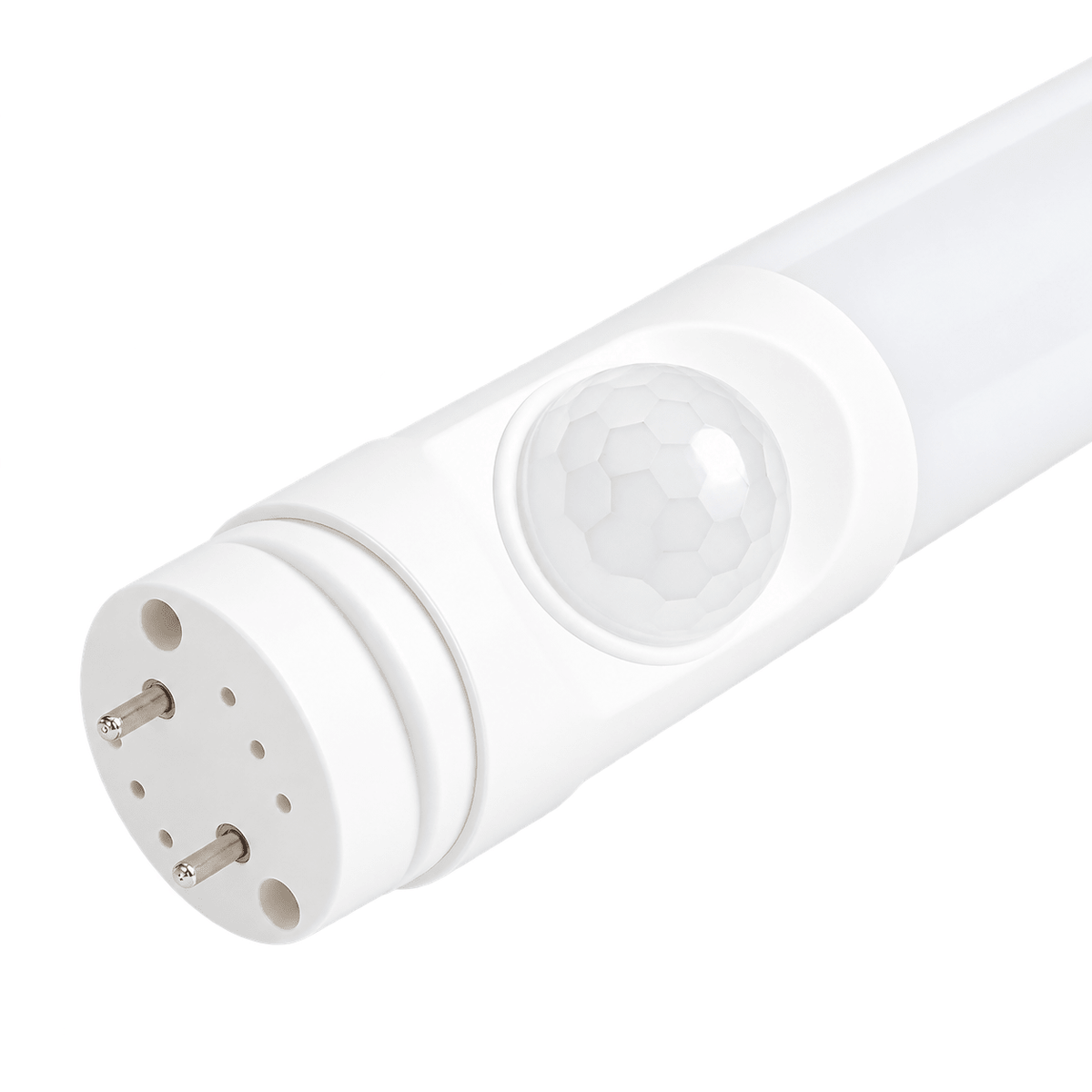 PIR Motion Sensor T8 LED Tube - 600mm - 9W - 4200K Cool White — product on white background