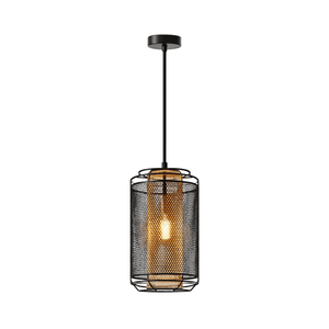 Boston Metal Pendant - Black & Gold — white background, 1254 × 1254