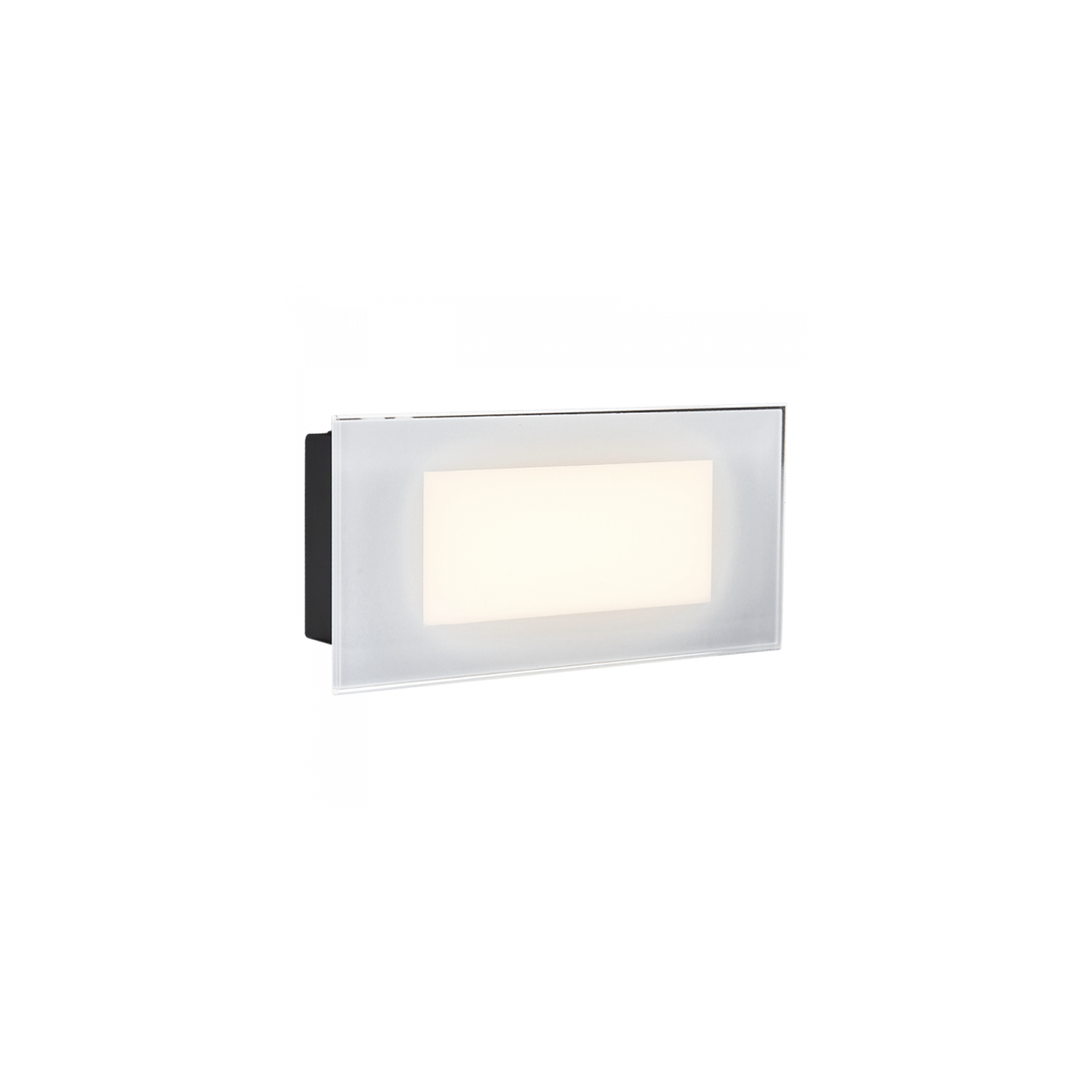 LED Footlight Polycarbonate Base with Glass Cover IP65 — transparent background, 1254 × 1254