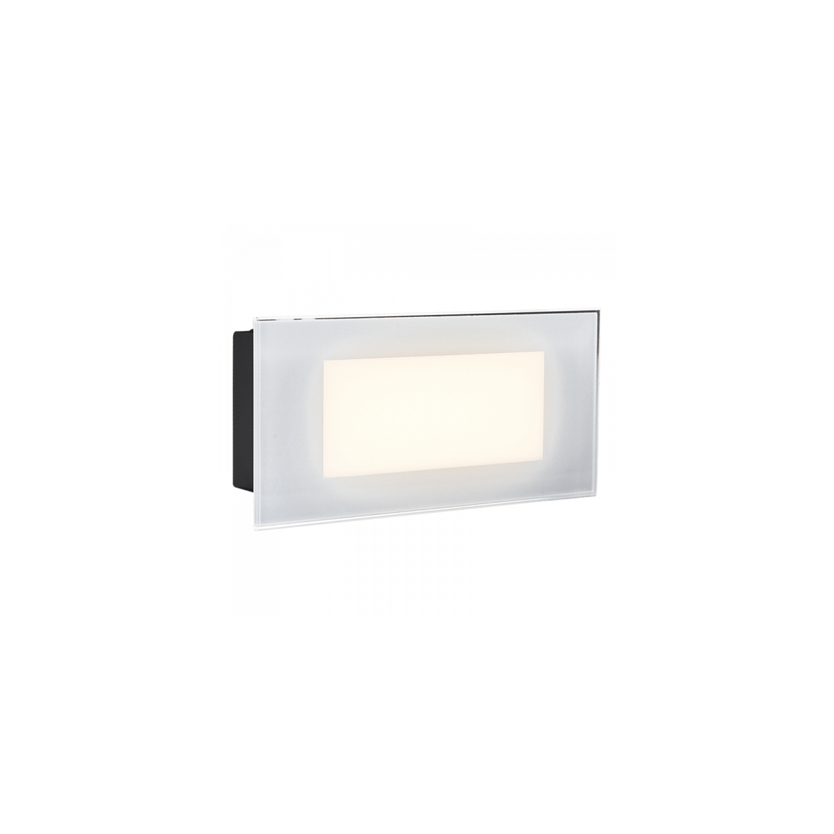 LED Footlight Polycarbonate Base with Glass Cover IP65 — white background, 1254 × 1254