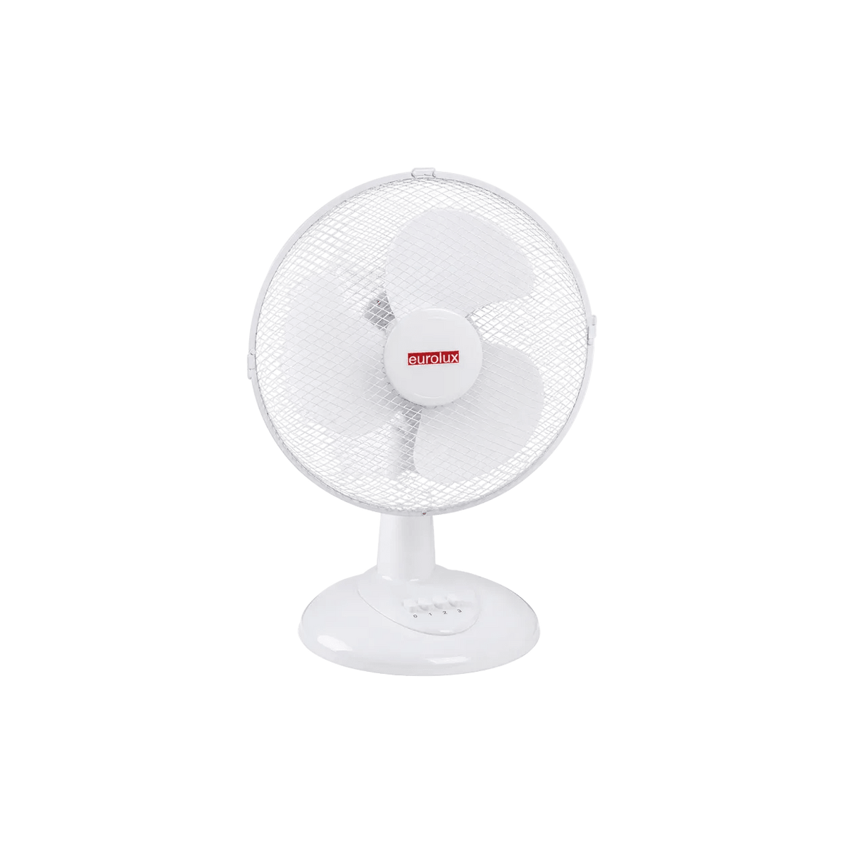 Desk Fan - 3 Blade White — transparent background, 1254 × 1254