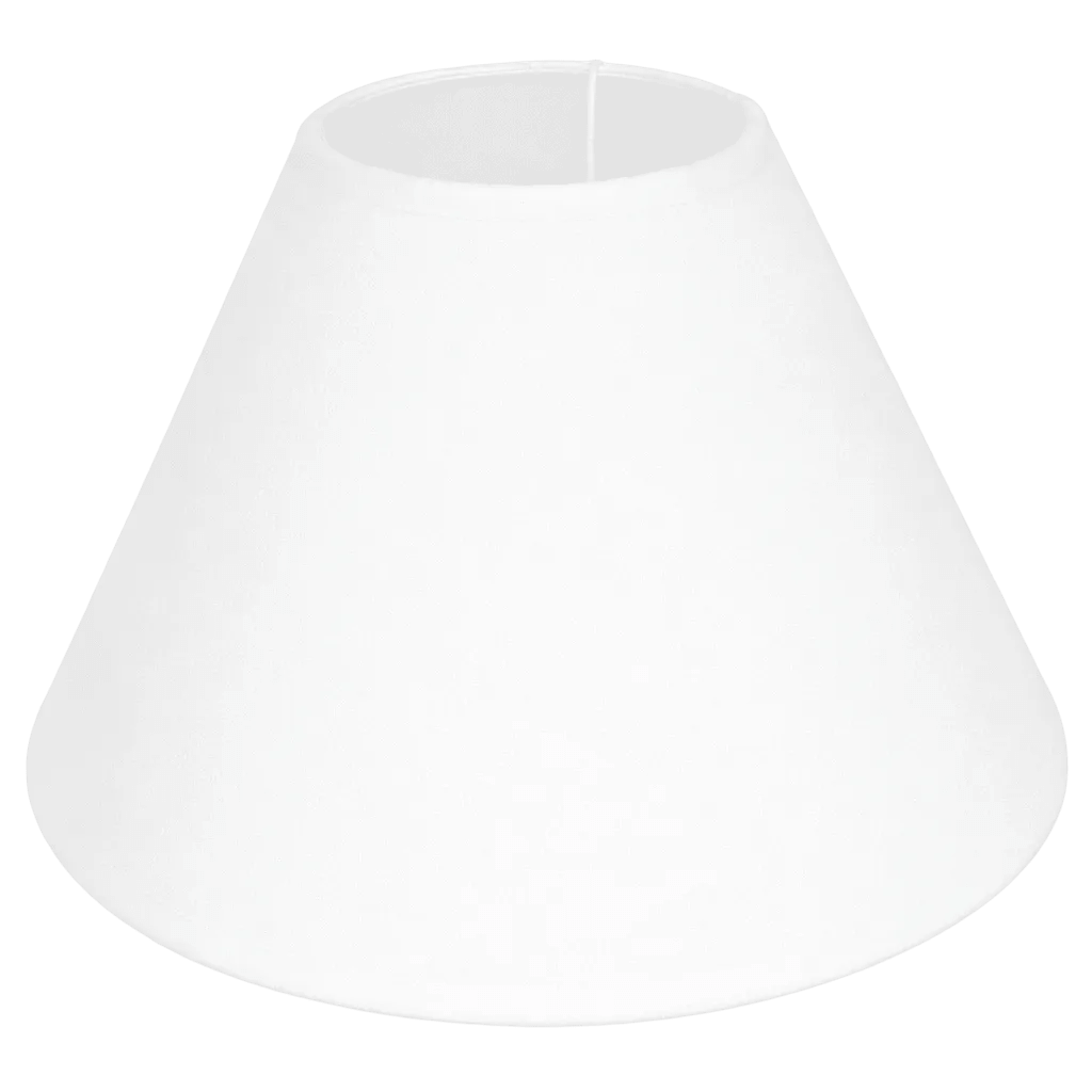 White Fabric Lamp Shade