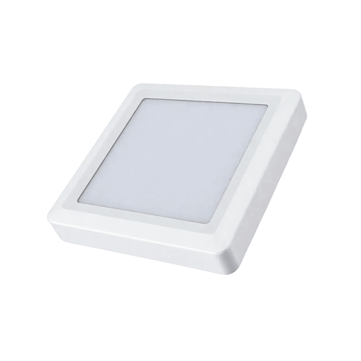 LED Ceiling Light Square 12W - Warm White 3000K — transparent background, 1254 × 1254