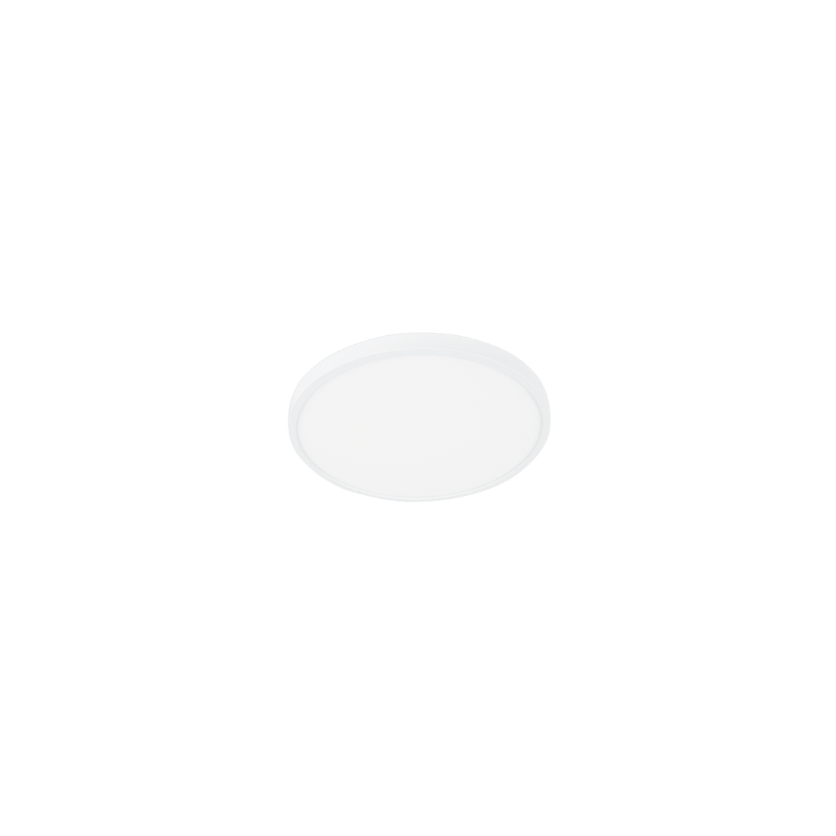 ABS LED Ceiling Fitting 400mm - White — transparent background, 1254 × 1254
