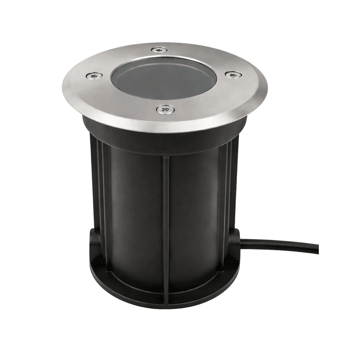 Stainless Steel Recessed Ground Light IP67 - Round — transparent background, 1254 × 1254