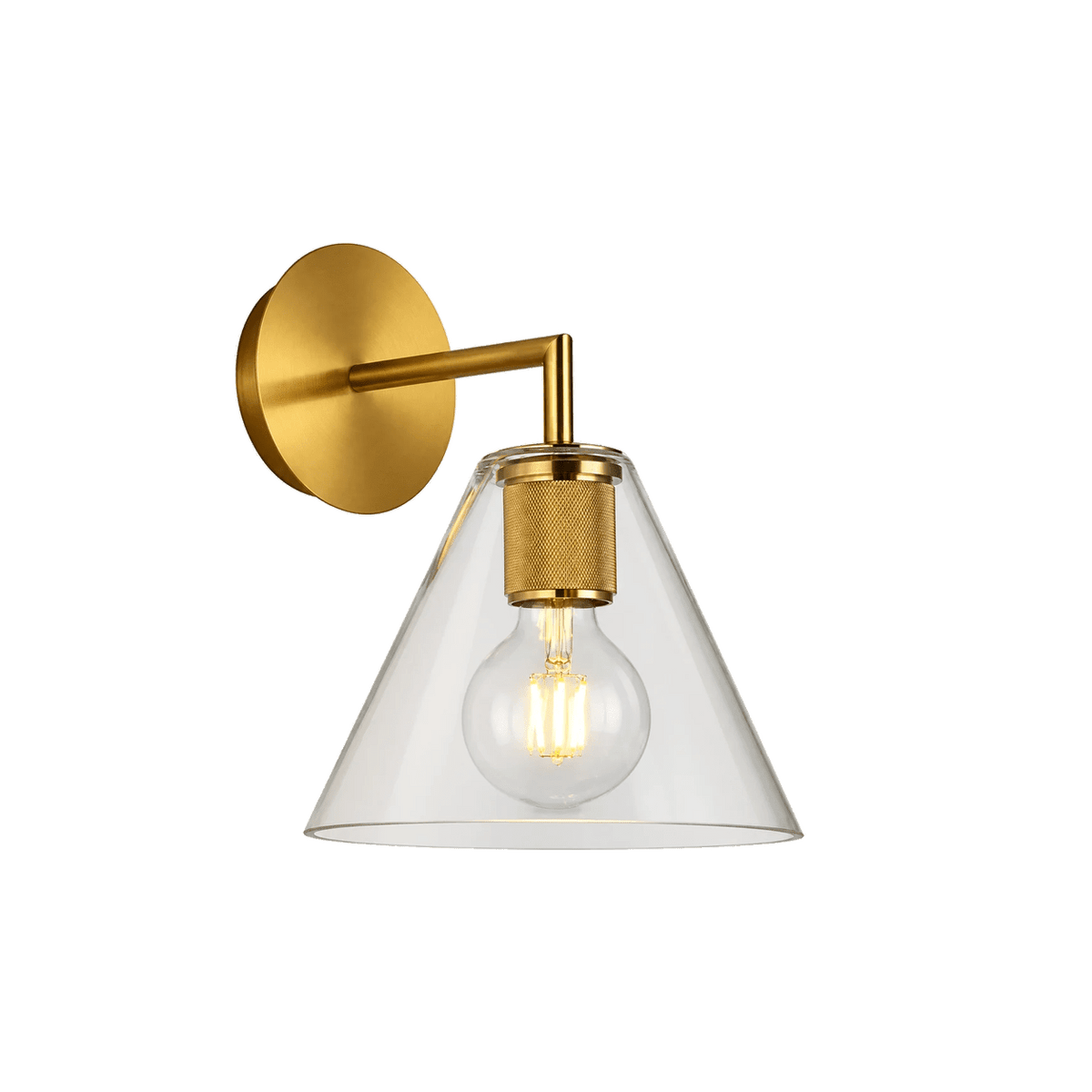 Trend Wall Light - Gold — transparent background, 1254 × 1254