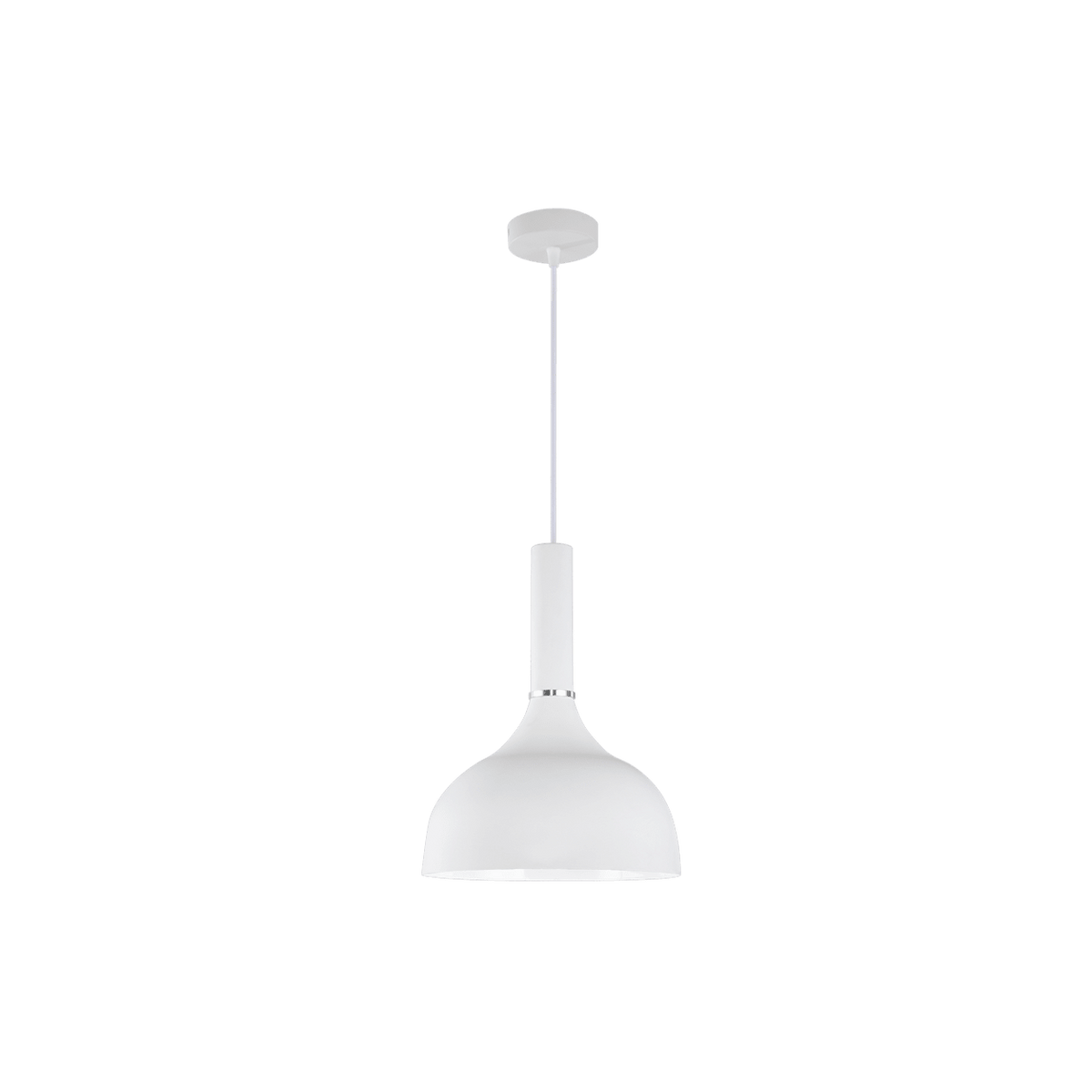 White Metal Pendant PEN216 — transparent background, 1254 × 1254