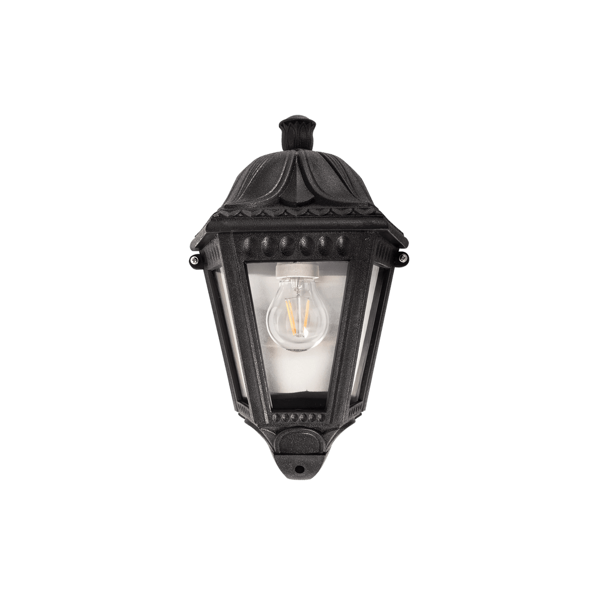 PVC Half Lantern L9008 — transparent background, 1254 × 1254