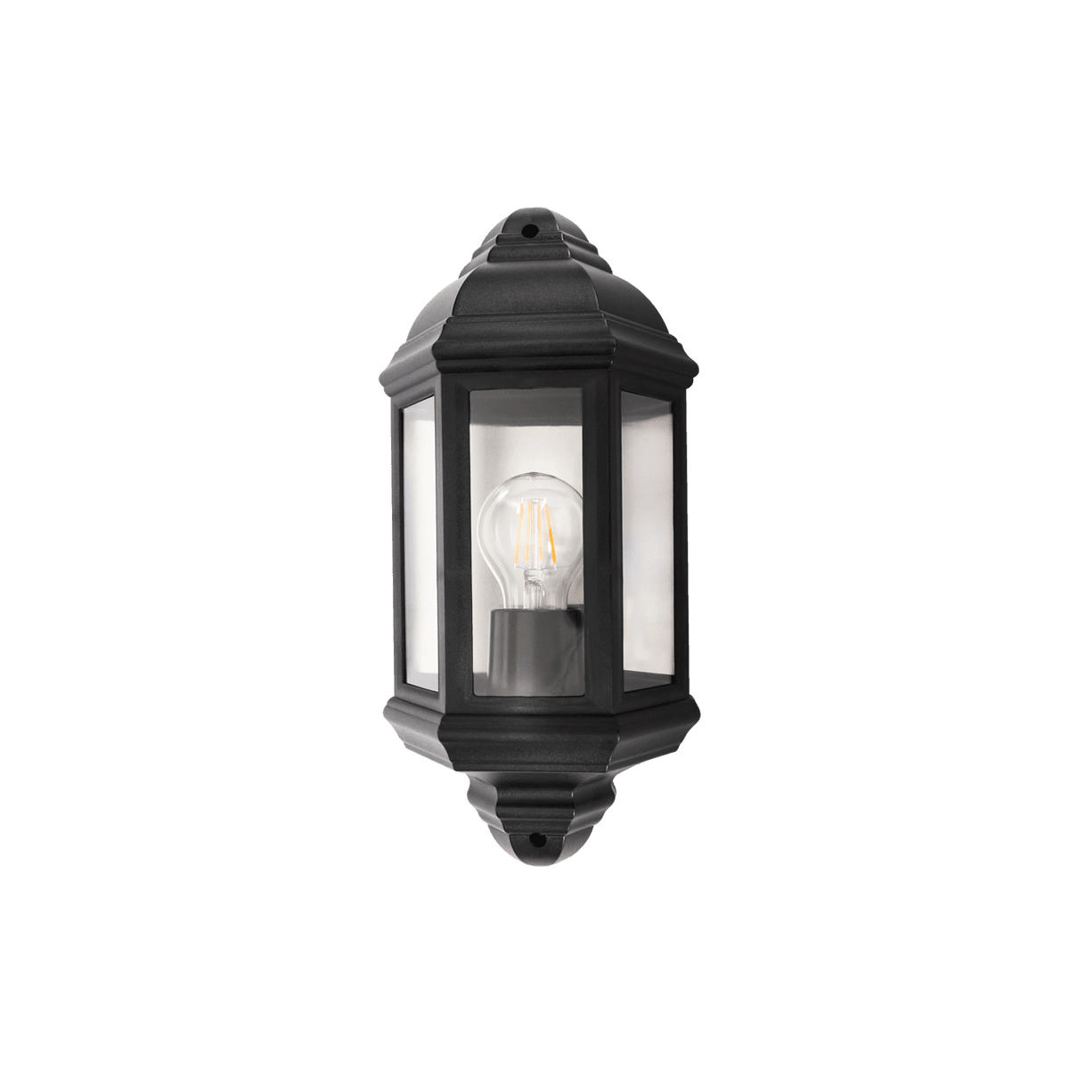 PVC Half Lantern L9007 — transparent background, 1254 × 1254