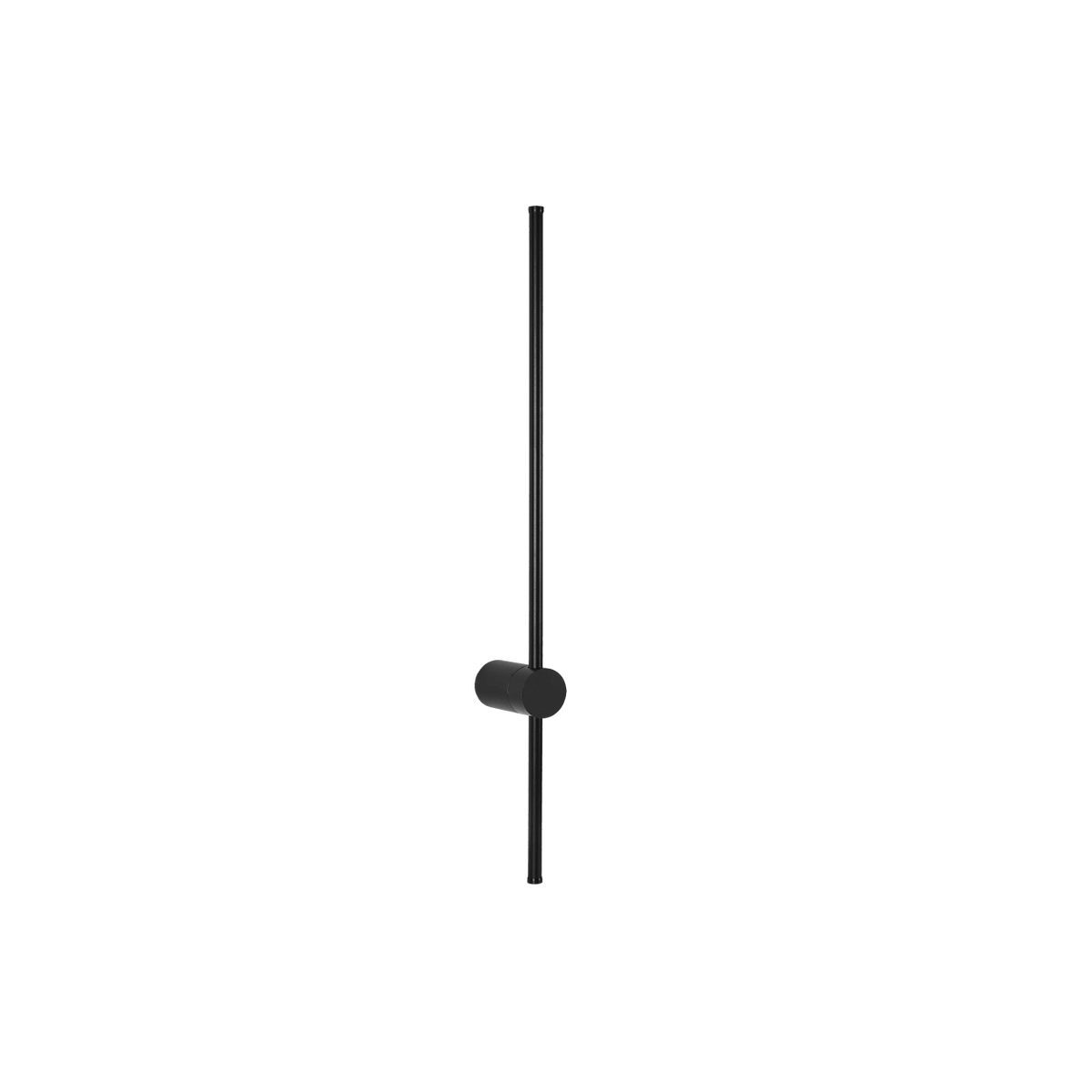 Linear Indoor LED Wall Light - Black — transparent background, 1254 × 1254