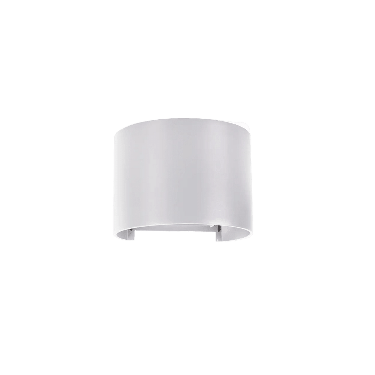 6W Adjustable Beam Outdoor LED Wall Light - Round - Black — transparent background, 1254 × 1254