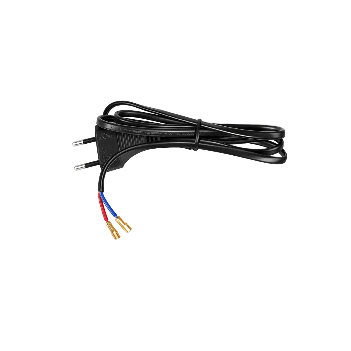 Euro Plug Cordset 1 Meter — transparent background, 1254 × 1254
