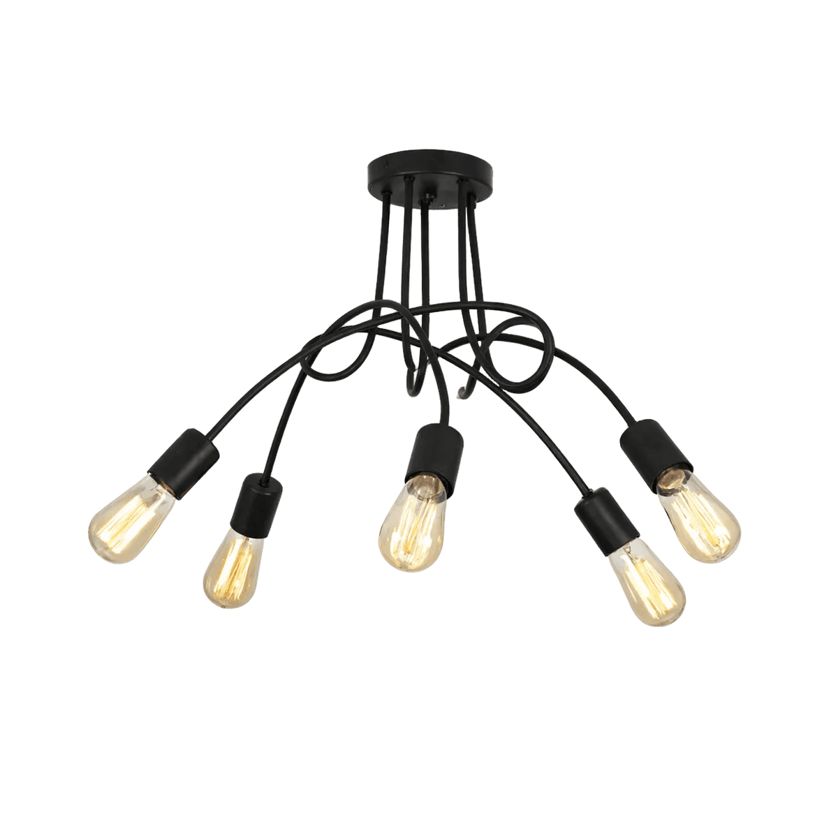 Tangle Metal Ceiling Fitting — transparent background, 1254 × 1254