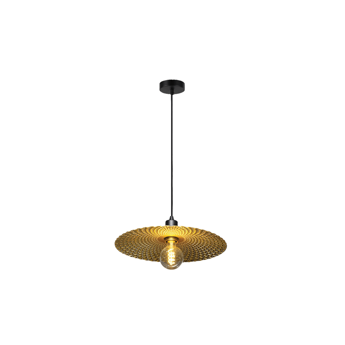 Golden Nugget Pendant — transparent background, 1254 × 1254