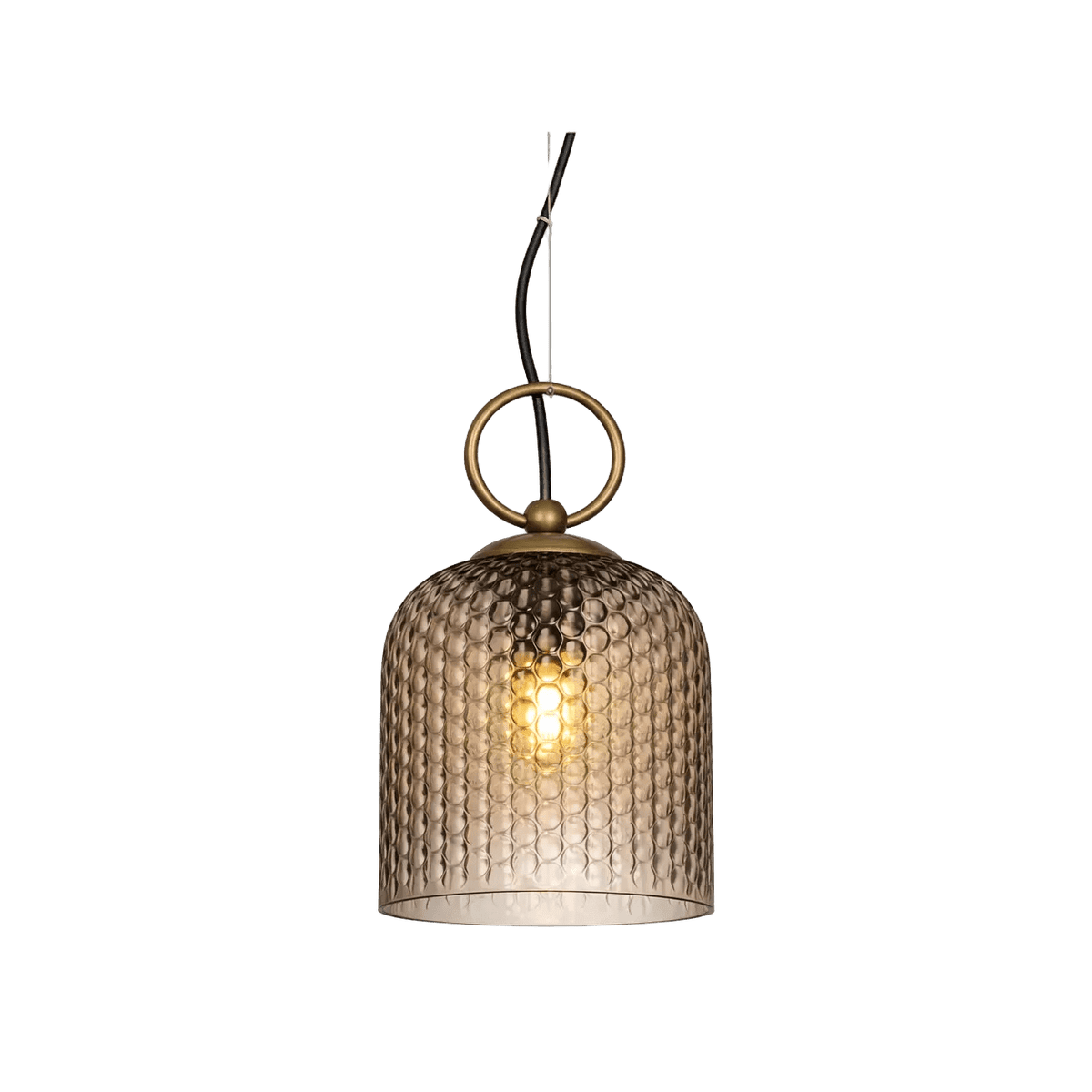 Chestnut Glass Pendant - Smoke — transparent background, 1254 × 1254