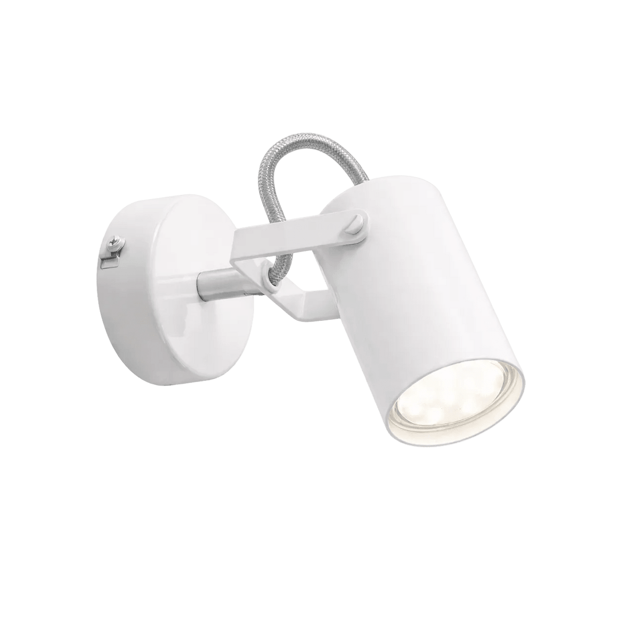 1 Light White Ceiling Spotlight — transparent background, 1254 × 1254