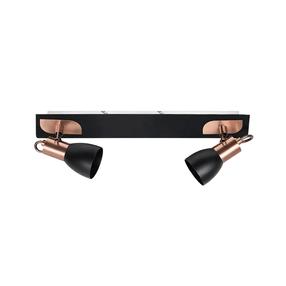 2 Light Black & Copper Spotlight — transparent background, 1254 × 1254