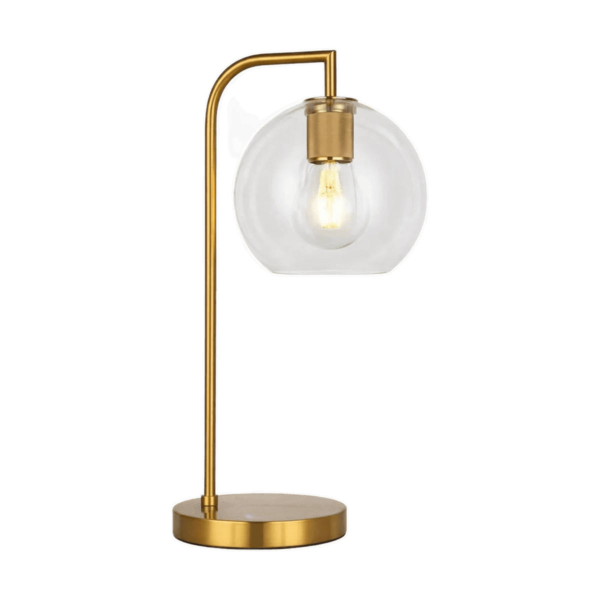 Inspiration Table Lamp - Gold with transparent background