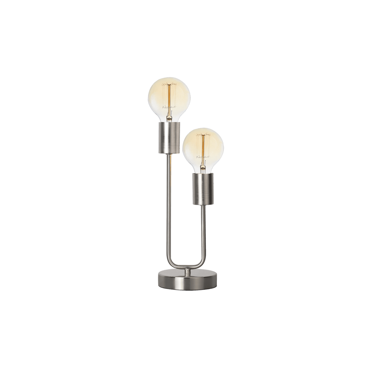 Hensel Satin Chrome Table Lamp — transparent background, 1254 × 1254