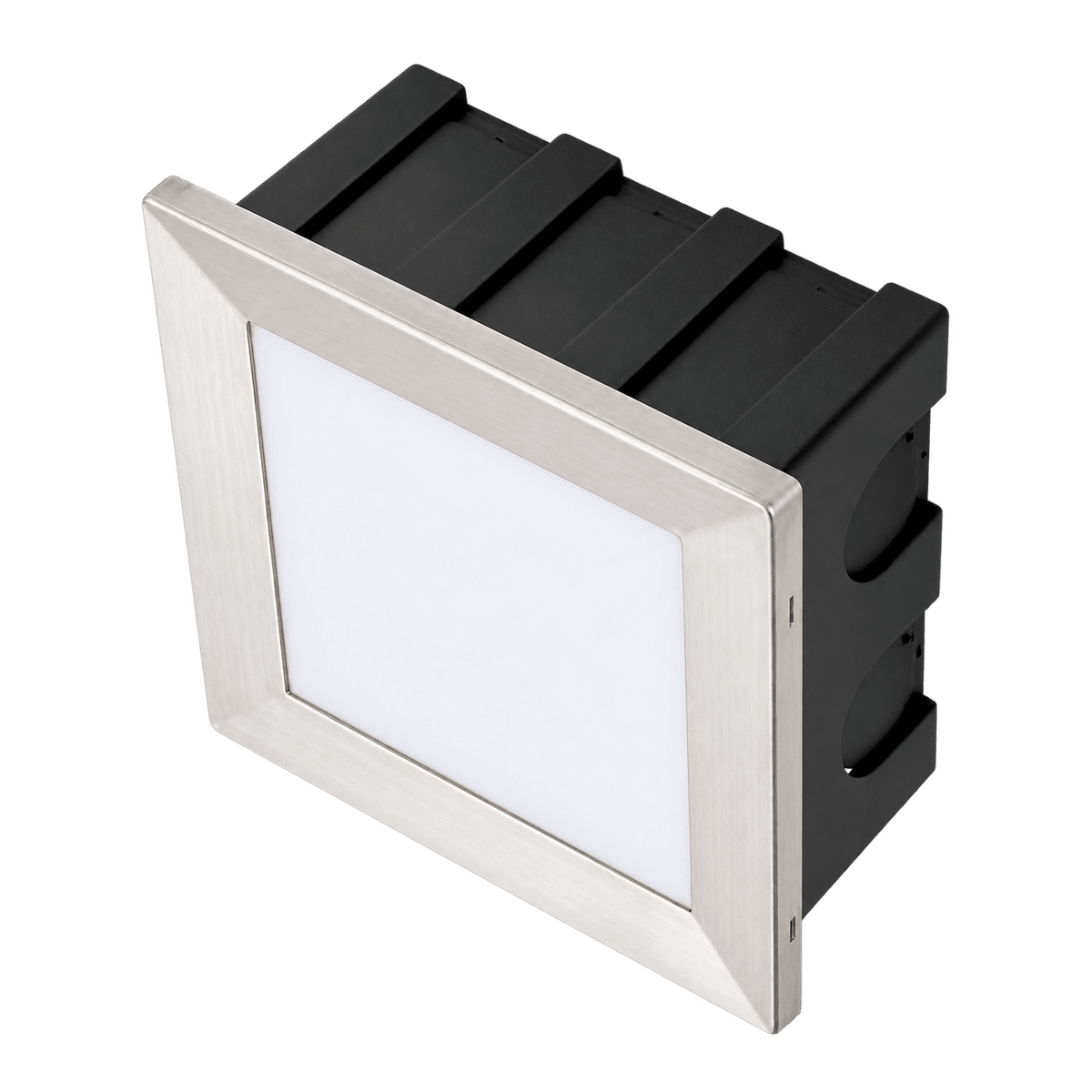 Recessed Foot Light 135mm x 135mm - Warm White 2700K — transparent background, 1254 × 1254