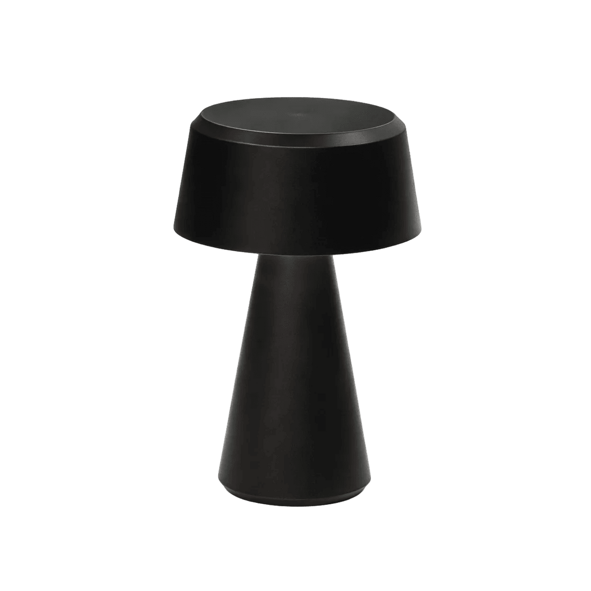 Montego LED Rechargeable Table Lamp - Black — transparent background, 1254 × 1254