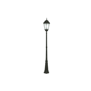 6 Panel Post Lamp 2300mm — white background, 1254 × 1254