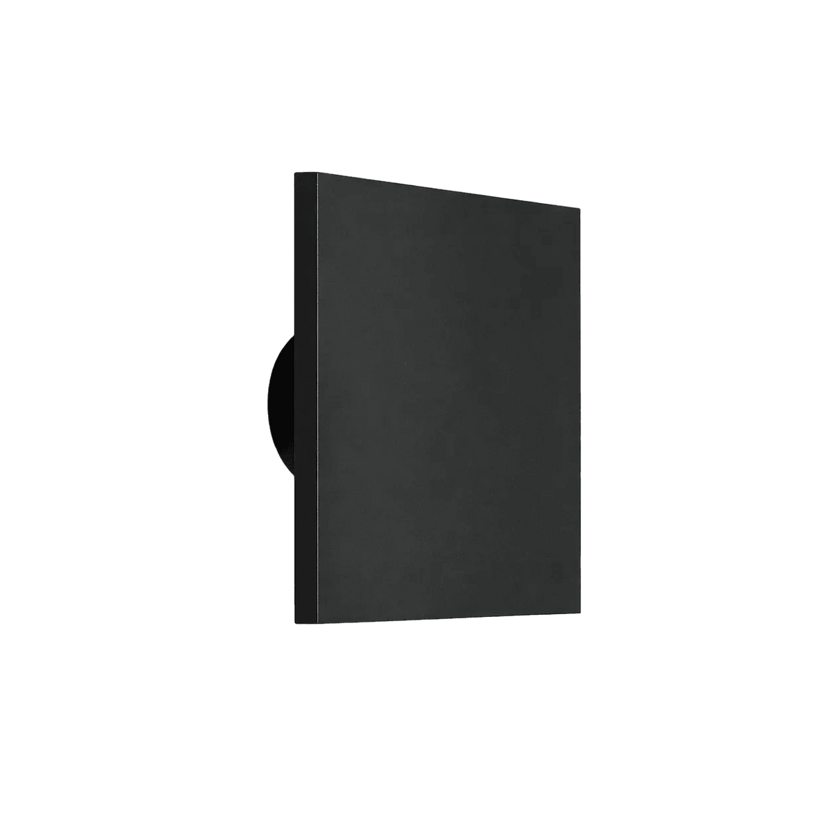 Focal Square Black Backlit LED Wall Light (Coastal) - Warm White 3000K — transparent background, 1254 × 1254