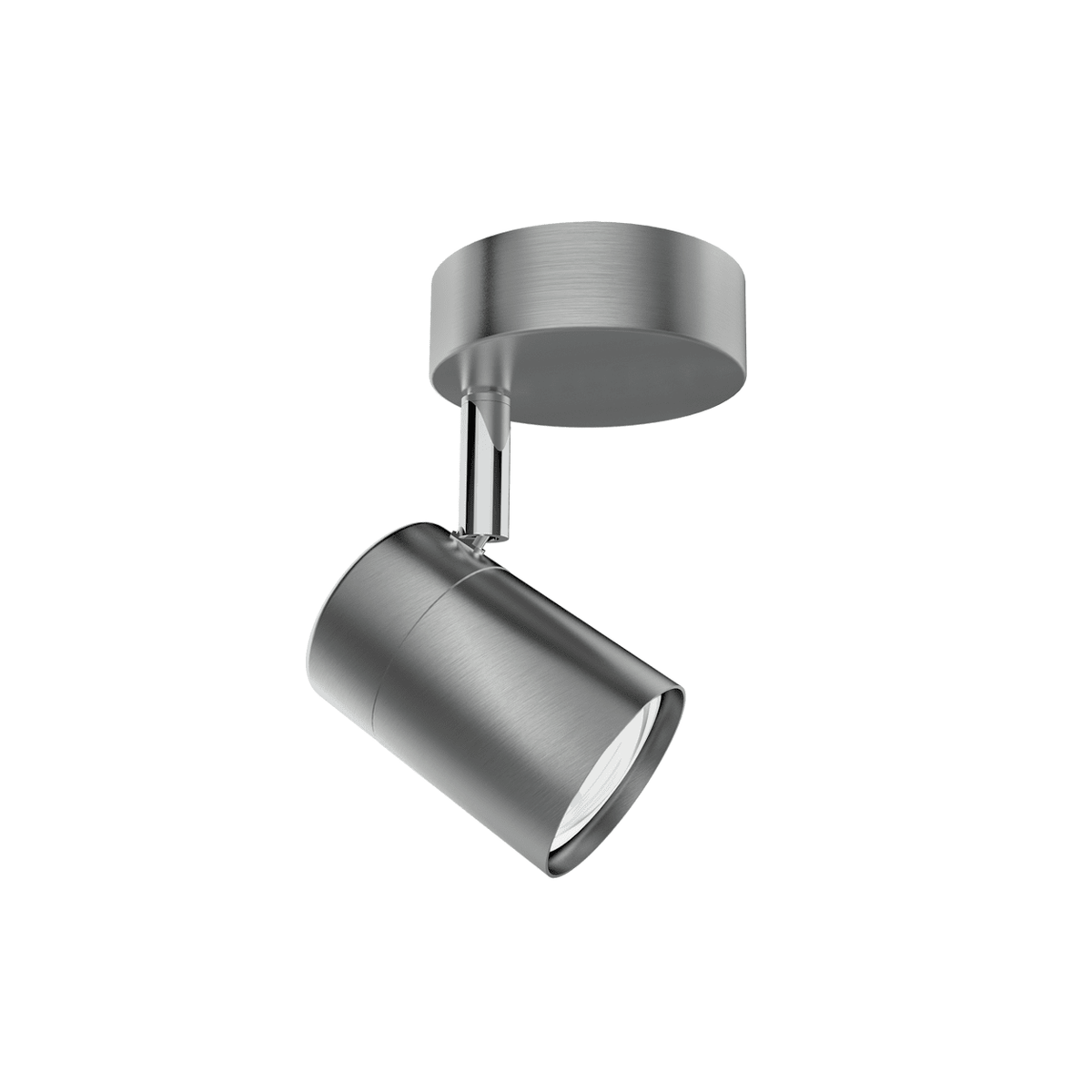 Sezela 1 Light Satin Chrome Spotlight — white background, 1254 × 1254