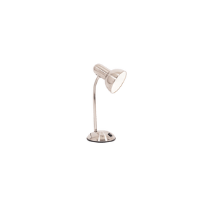 Satin Chrome Desk Lamp with Switch product image on a transparent background