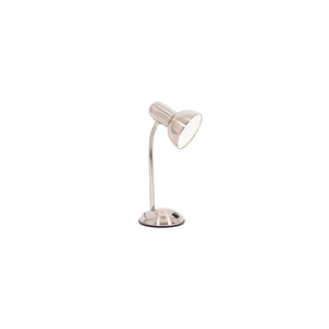 Satin Chrome Desk Lamp with Switch product image on a white background