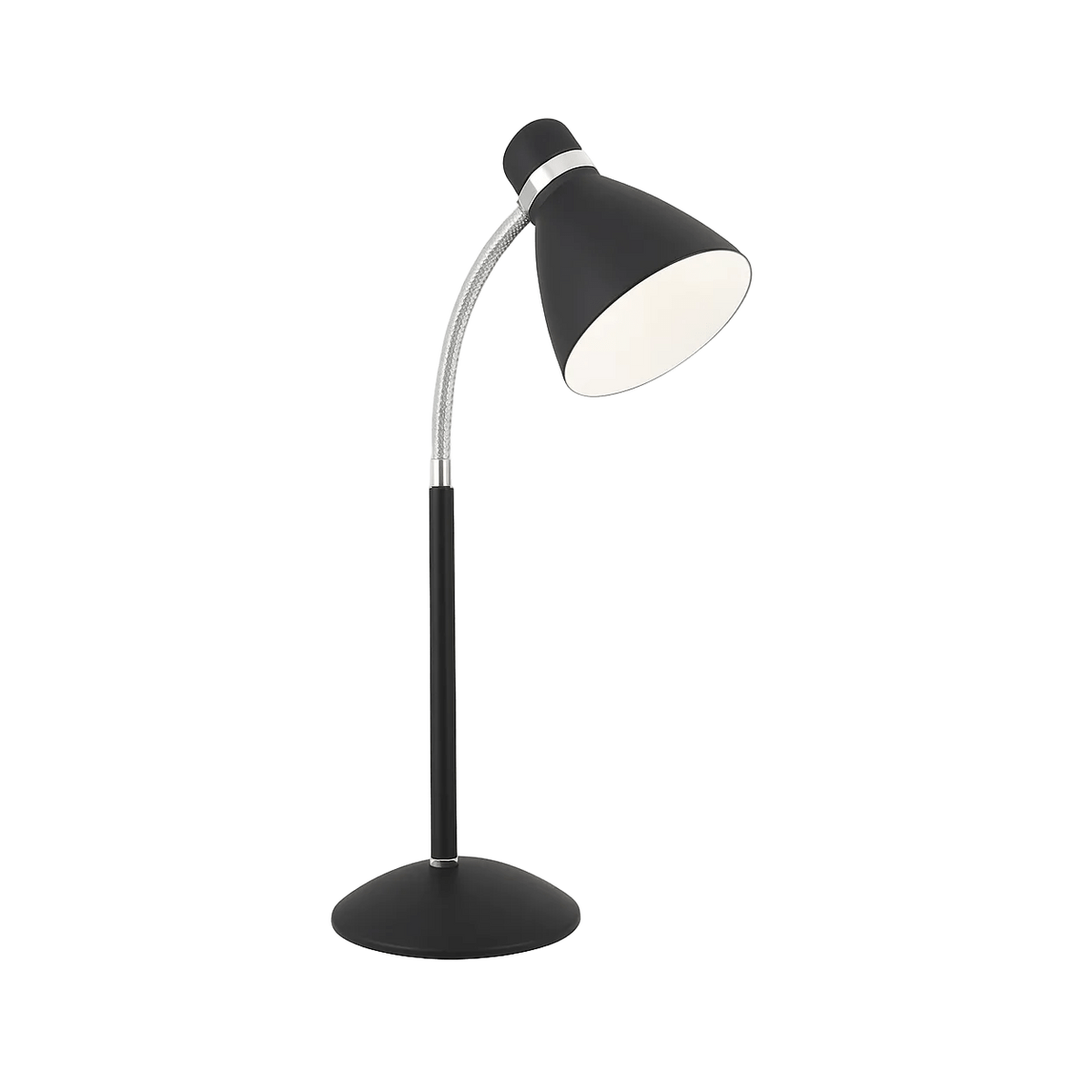 Metal Desk Lamp with Flexi Arm product image on a transparent background