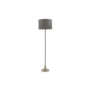 Satin Chrome Standing Floor Lamp product image on a transparent background