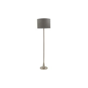 Satin Chrome Standing Floor Lamp product image on a white background