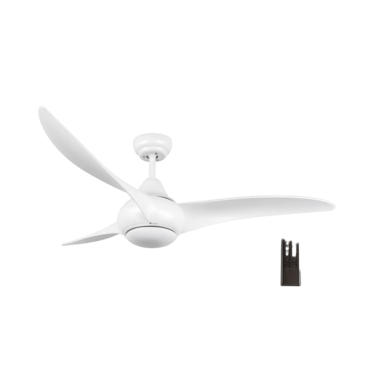 Ceiling Fan with Remote - White product image on a transparent background