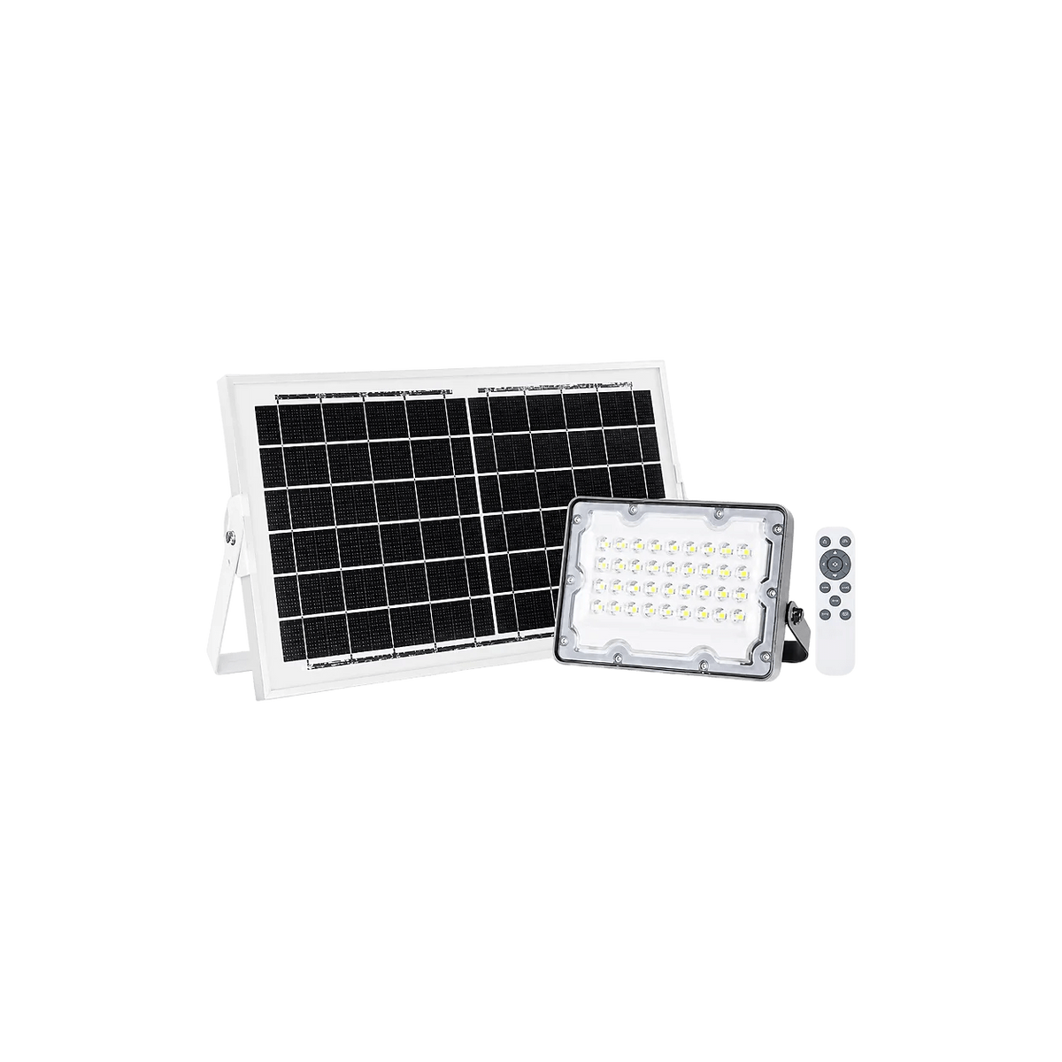 Solar LED Floodlight With Remote - 20 Watts product image on a transparent background