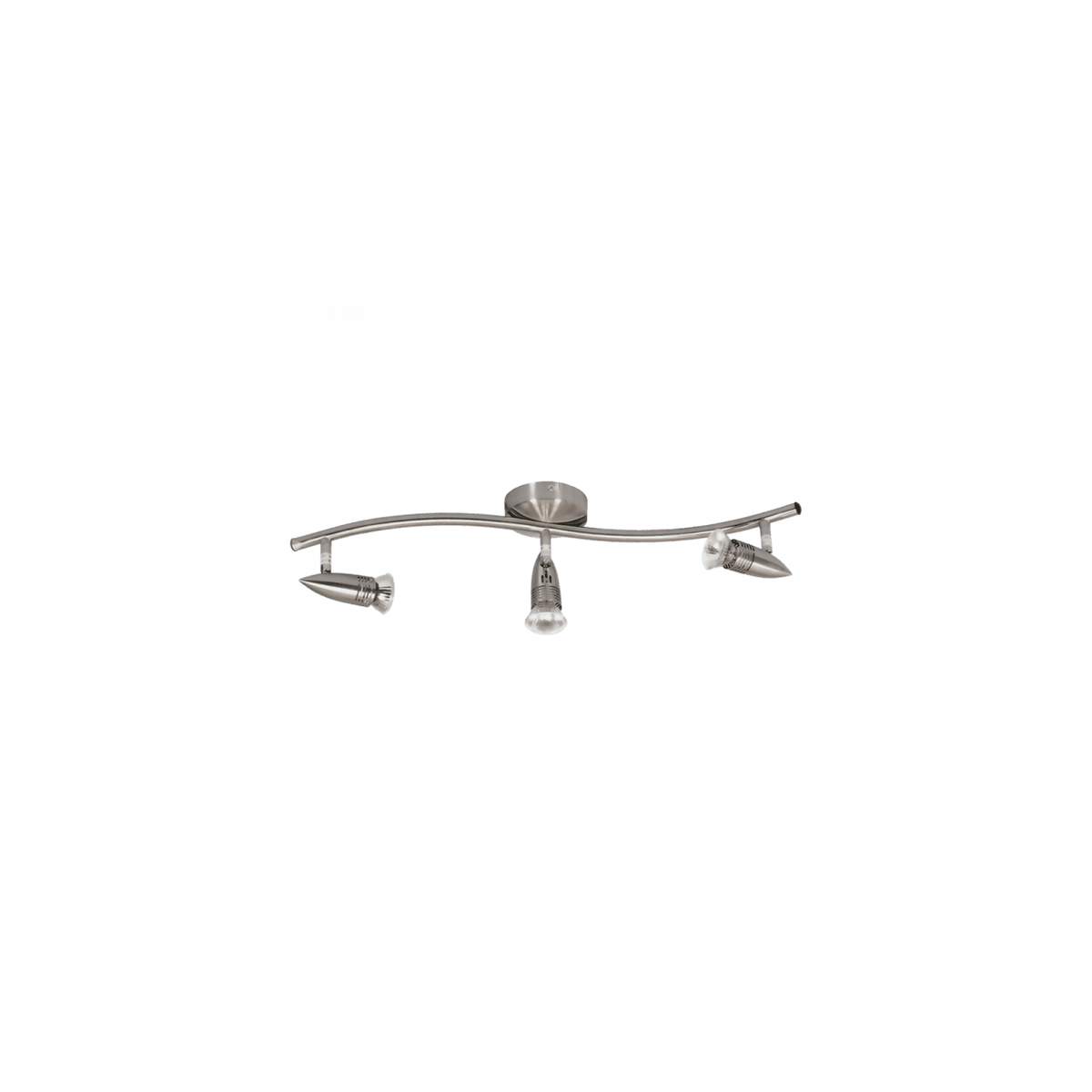 Satin Chrome Spotlight - 3 Light product image on a transparent background