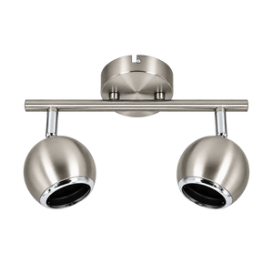2 Light GU10 Ceiling Fitting product image on a transparent background