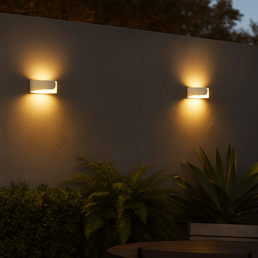 JB LED Matt White Wall Light