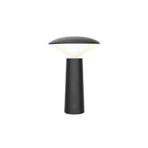 Rechargeable Mini LED Table Lamp - Black product image on a white background