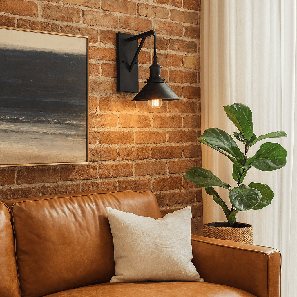 Caledon Black Indoor Wall Light