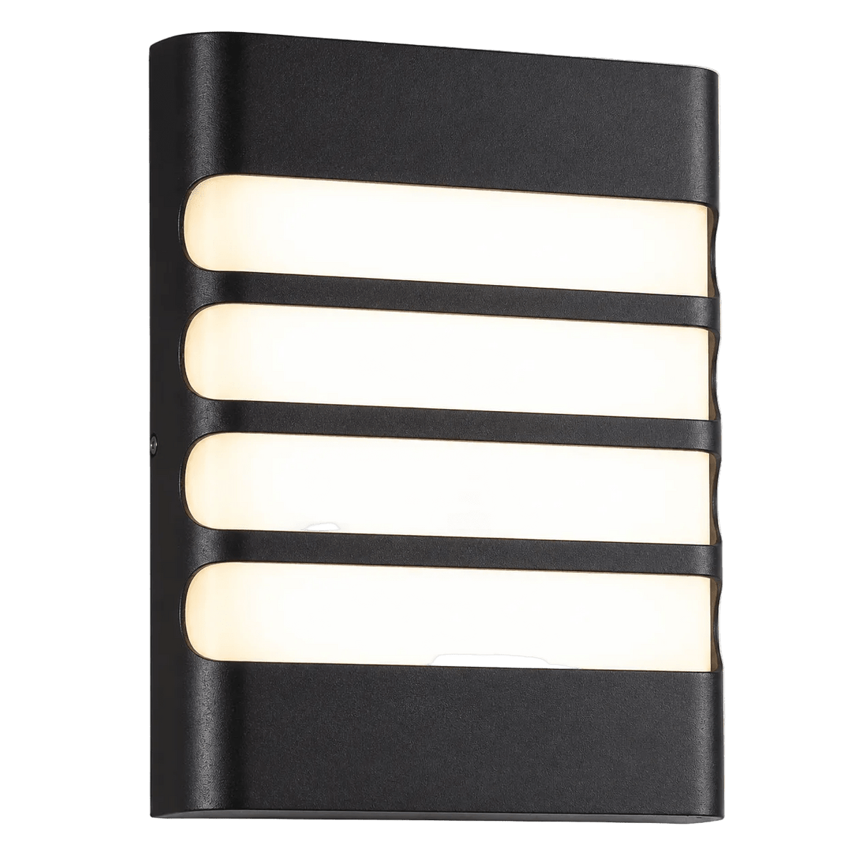 Coastal Black LED Bulkhead Light - IP54 Warm White
