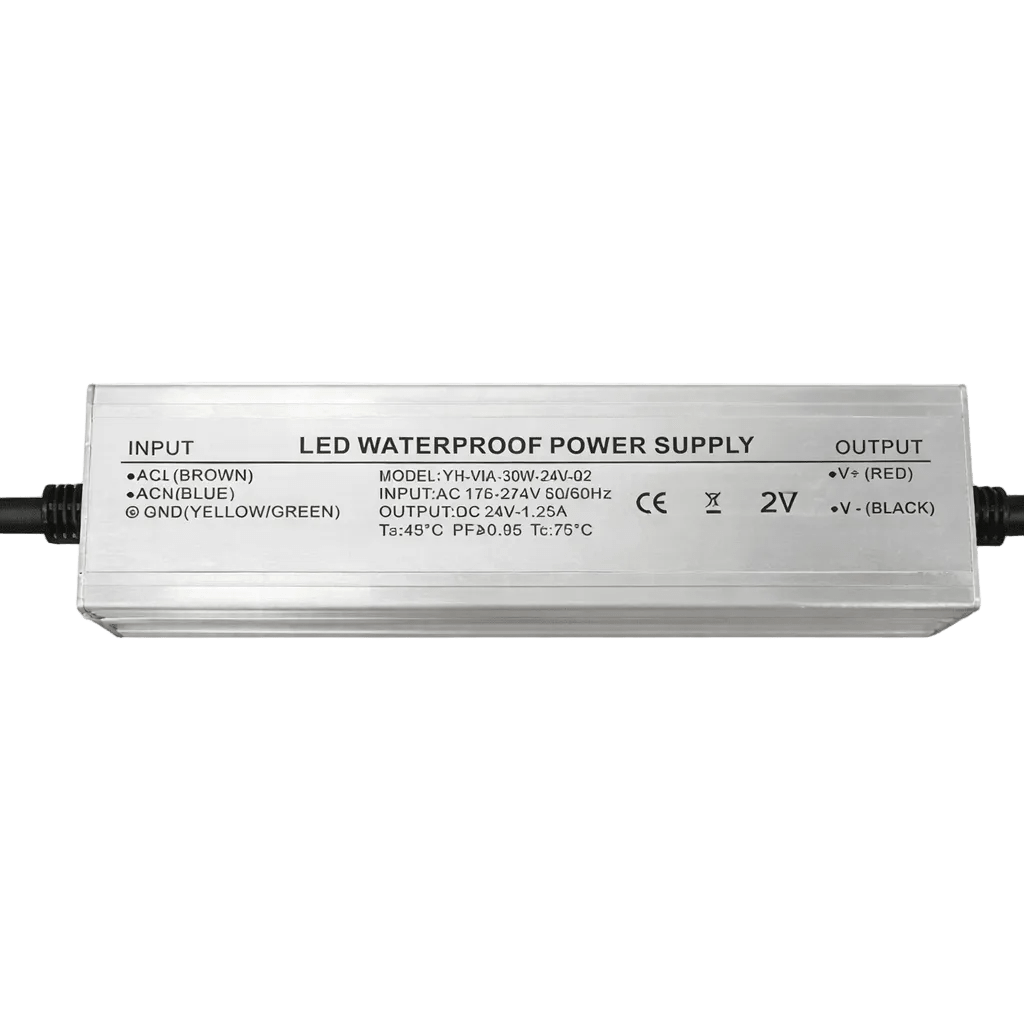 24V 30W LED Driver IP67 Outdoor