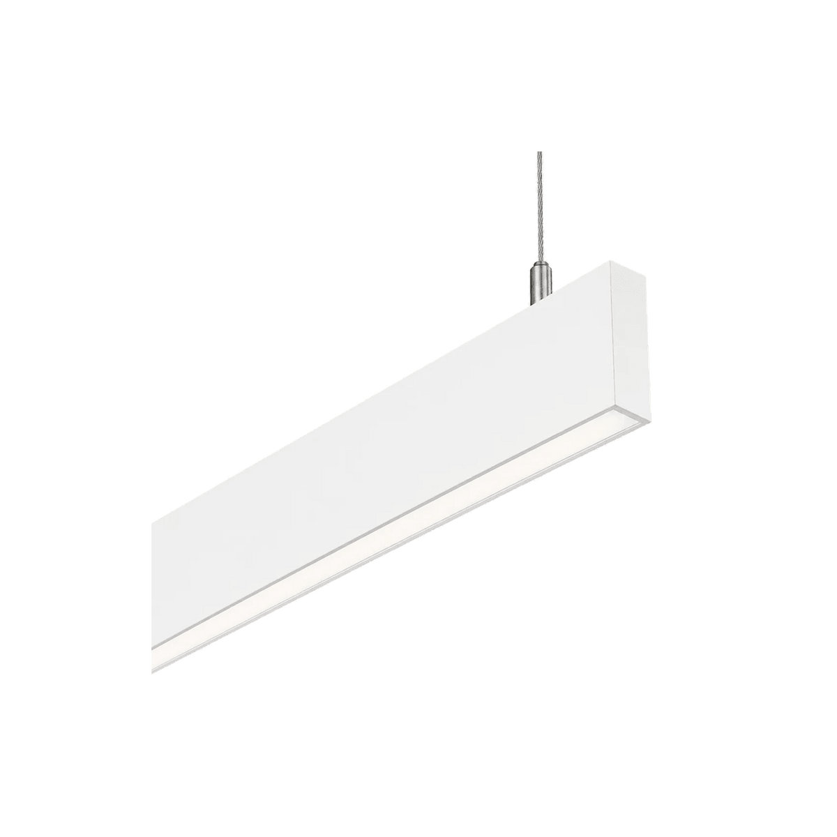 Chiara White Up & Down Linear Pendant - Warm White 3000K product image on a transparent background