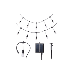 Solar Outdoor String Light Kit - IP65 product image on a transparent background