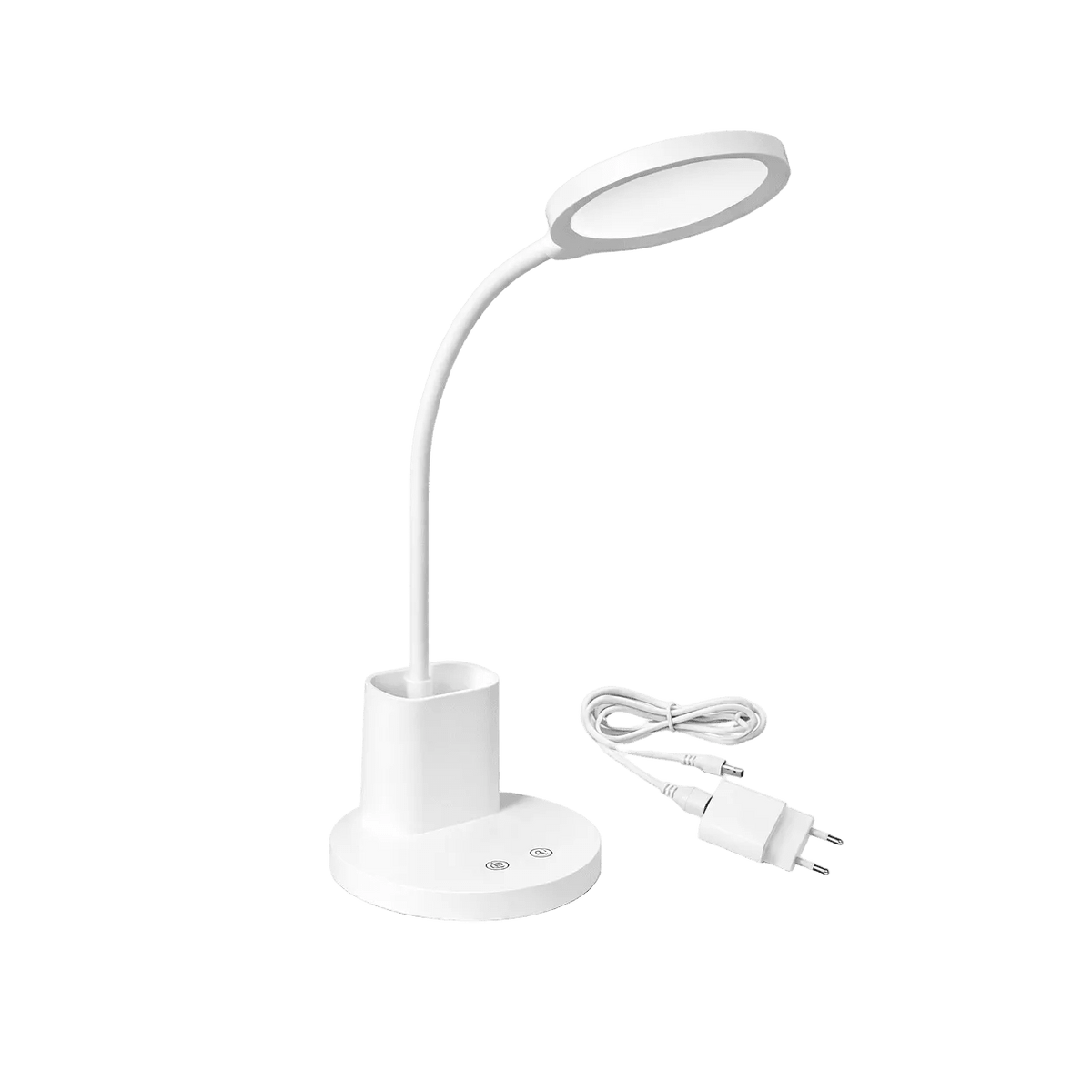 Dimmable Rechargeable LED Desk Lamp product image on a transparent background