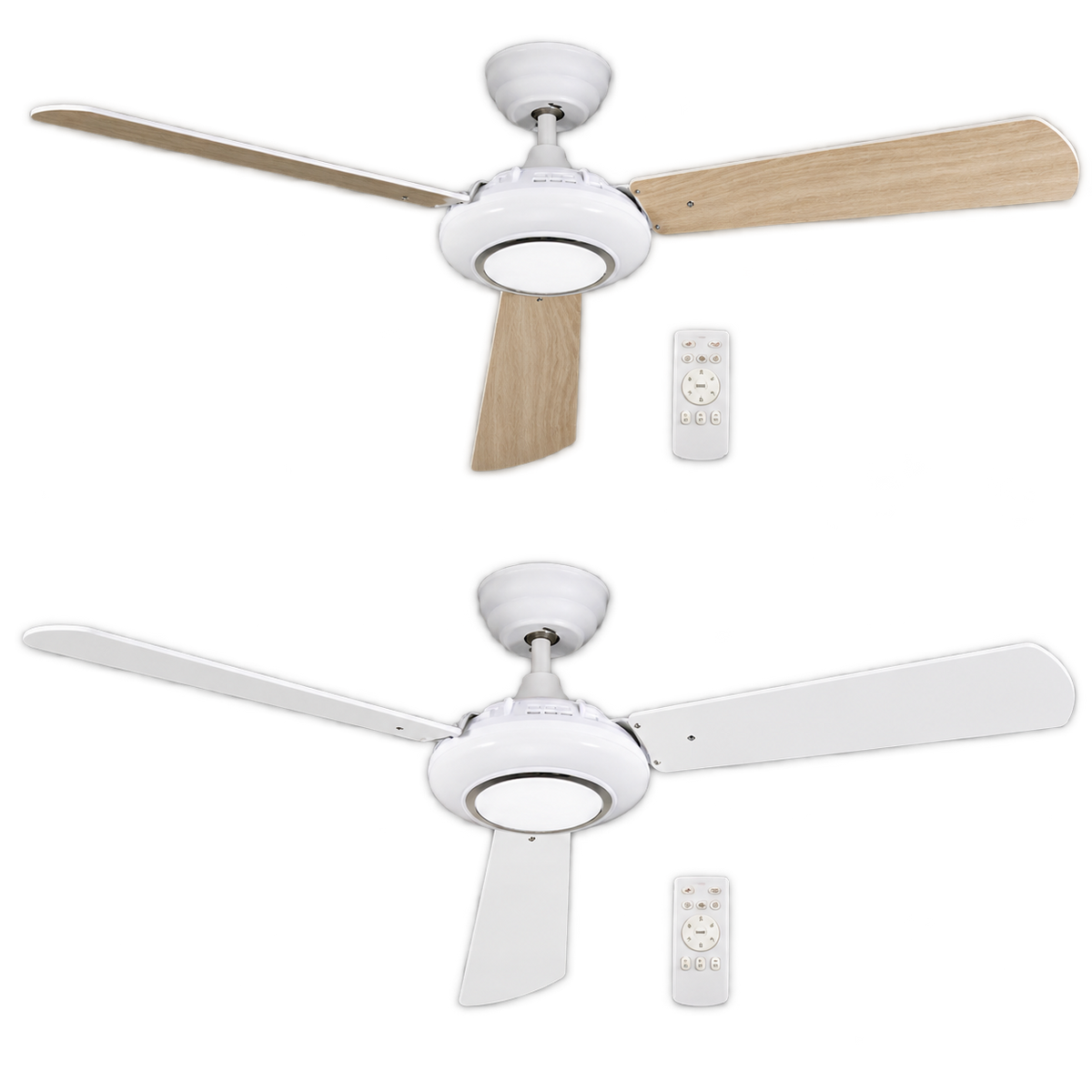 3 Blade LED Ceiling Fan - Reversible Blades — transparent background product image